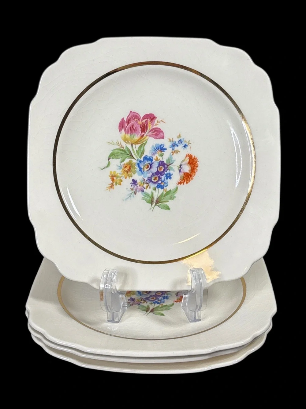 Harker Early American Set of 4 bread/dessert plates 6.5”